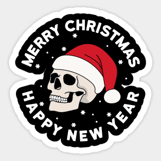 Festive Skull Sticker